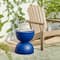 Glitzhome® 18" Multi-Functional Terrazzo Garden Stool